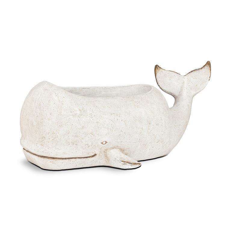 Large Grey Whale Planter