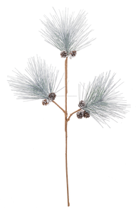 Frosted Whispy Pine Spray