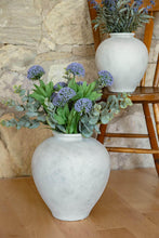 Load image into Gallery viewer, Tapered Off-White Terracotta Vase