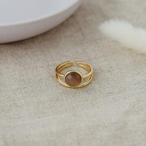 Coffee Sophia Ring