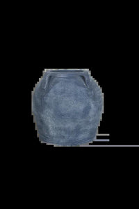 Noir Black Wash Vase with Handles