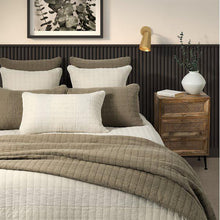 Load image into Gallery viewer, Natural Toned Embroidered Coverlet