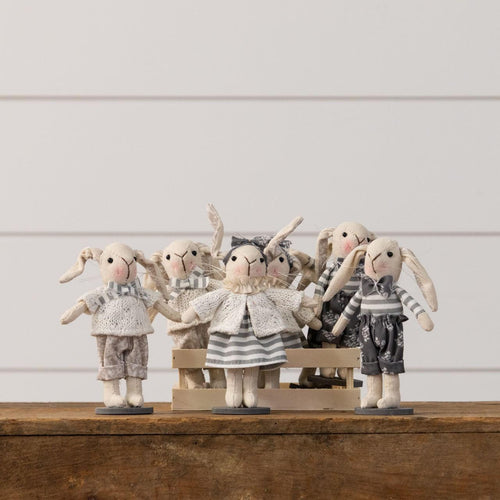 Mini Neutral Dressed Easter Bunnies