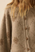 Load image into Gallery viewer, Sand Cozy Snowflake Sweater