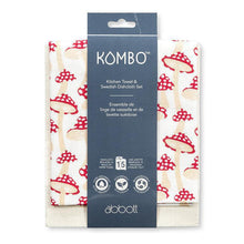 Load image into Gallery viewer, Mushrooms Dishcloth &amp; Kitchen Towel Set