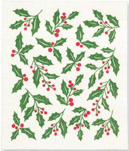 Load image into Gallery viewer, Holly Dish Cloth + Kitchen Towel Set