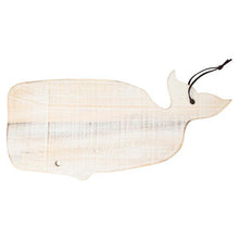Load image into Gallery viewer, Whitewash Whale Cutting Board