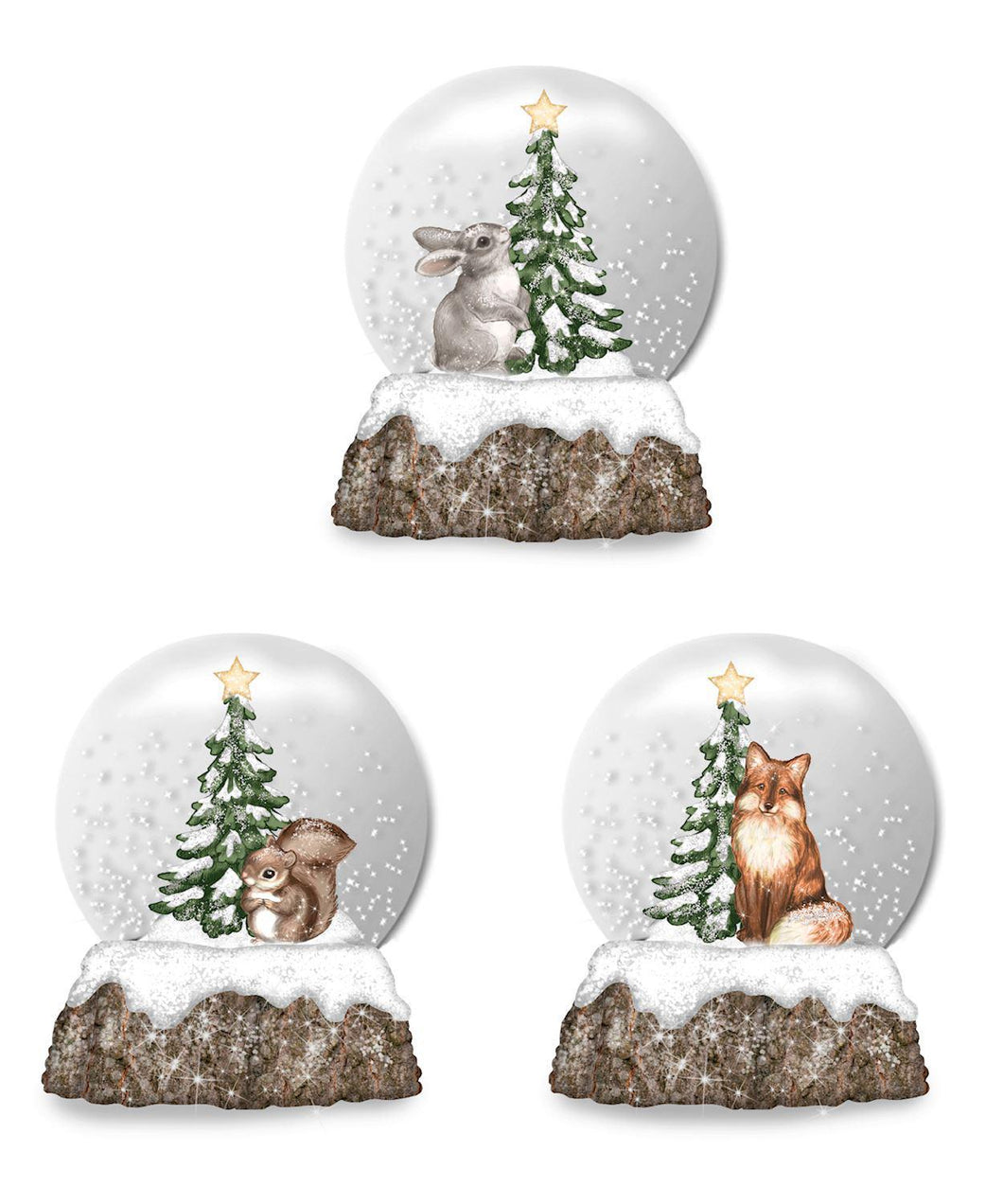 Woodland Snow Globes