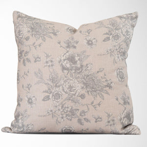 Serenity Vintage Roses Pillow