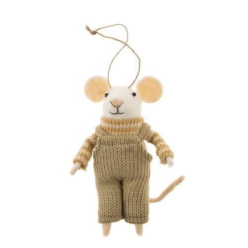 Overalls Olive Holiday Ornament