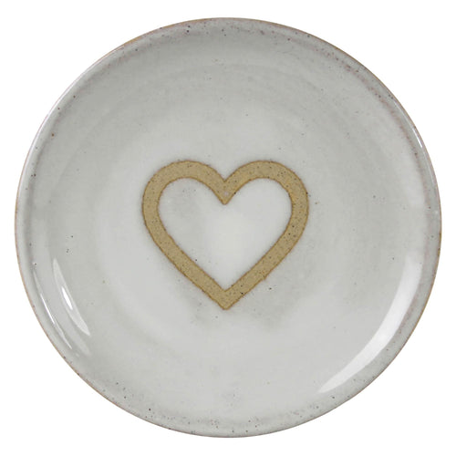 Neutral Heart Plate