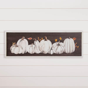 White Pumpkins Wall Art *in store pickup only