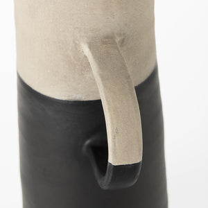 Large Hindley Black Two-Toned Vase