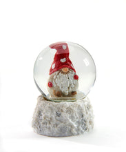 Load image into Gallery viewer, Polka Dot Gnome Snow Globe