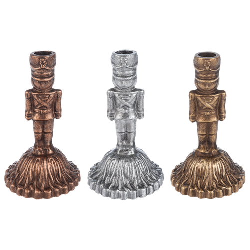 Nutcracker Taper Candle Holders