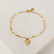 Load image into Gallery viewer, Verona Pave Heart Bracelet