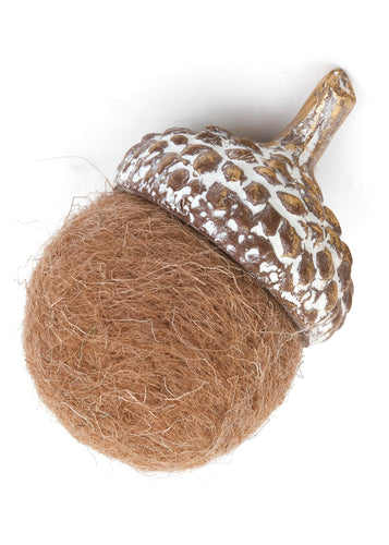 Brown Felt Acorn