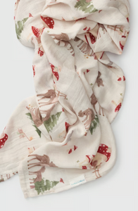 Forest Families Muslin Swaddle