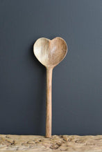 Load image into Gallery viewer, Mango Wood Heart Shaped Spoon
