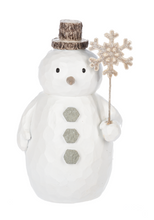 Load image into Gallery viewer, Winter Snowman Figurine