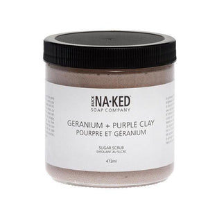 Geranium + Purple Clay Sugar Scrub
