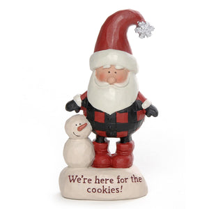 Here for the Cookies Santa Figurine