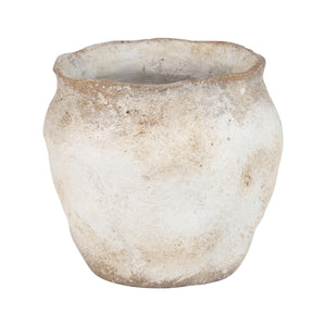 Molded Cement Antique Finish Pot