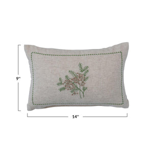 Mini Juniper Linen Lumbar Pillow