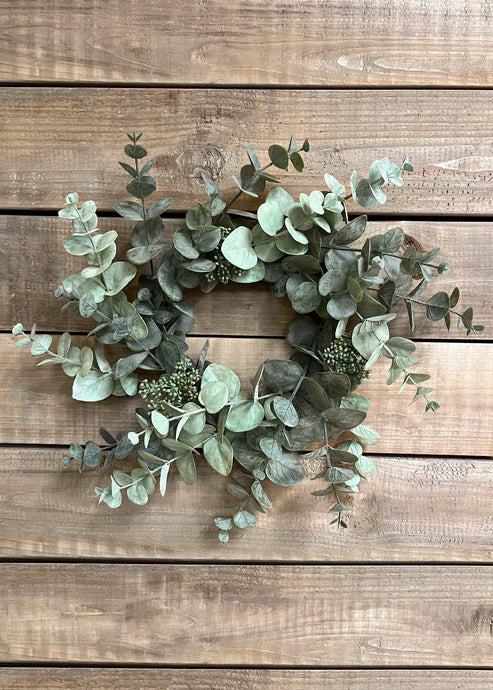Sage Green Seeded Eucalyptus Wreath