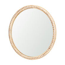 Load image into Gallery viewer, Roan Light Brown Beaded Mirror *in store pickup only