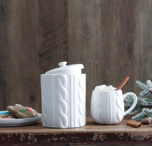 Cable Knit Mug