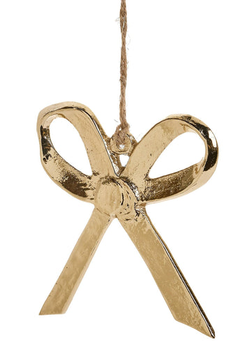 Gold Bow Ornament