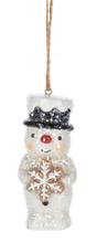 Load image into Gallery viewer, Gingerbread Snowmen Ornaments