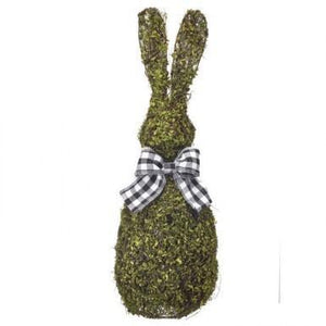 Large Moss & Twigs Bunny with Ribbon