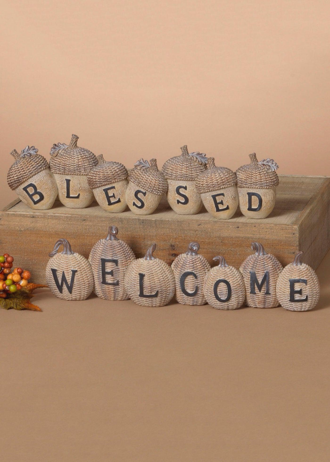 Harvest Woven Sentiment Signs