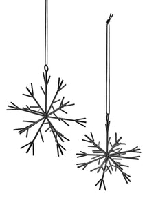 Black Metal Snowflakes