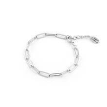 Load image into Gallery viewer, Silver Paperclip Bracelet