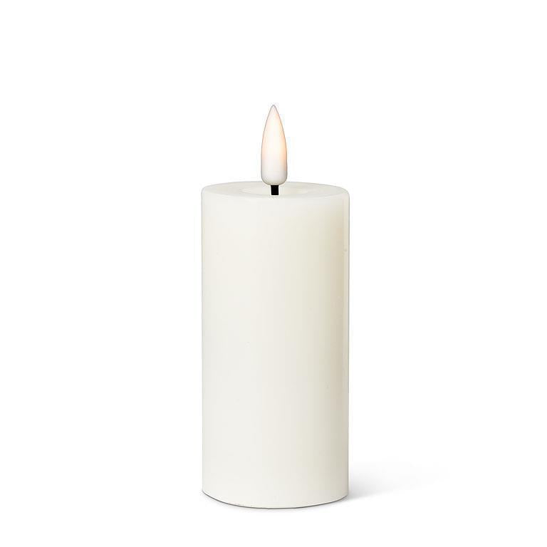 White LED Pillar Candle