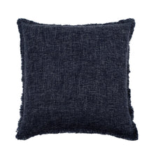 Load image into Gallery viewer, Selena Linen Pillow Navy