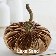 Load image into Gallery viewer, Handmade Velvet Pumpkins- Assorted Colours