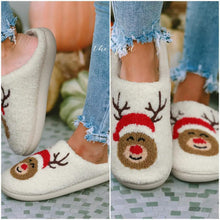 Load image into Gallery viewer, Reindeer Slippers