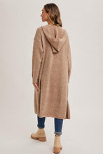 Load image into Gallery viewer, Latte Willow Hoodie Cardigan