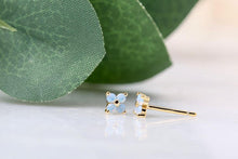Load image into Gallery viewer, Micro Opal Flower Studs