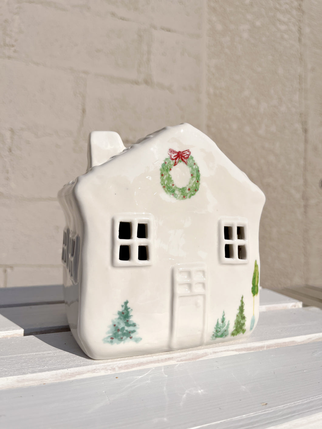 Winter Detail Ceramic House