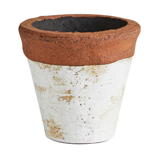 Small Planter with Distressed Finish
