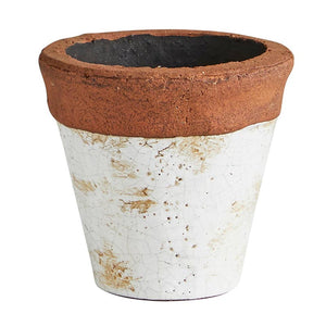 Small Planter with Distressed Finish