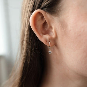 Clear Prism Hoops