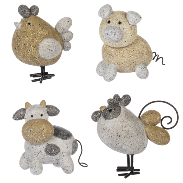 Funny Farm Animal Figurines