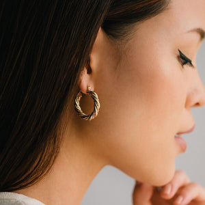 Jessie Hoop Earrings