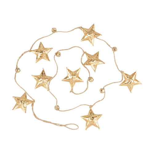 Shimmer Gold Star Garland